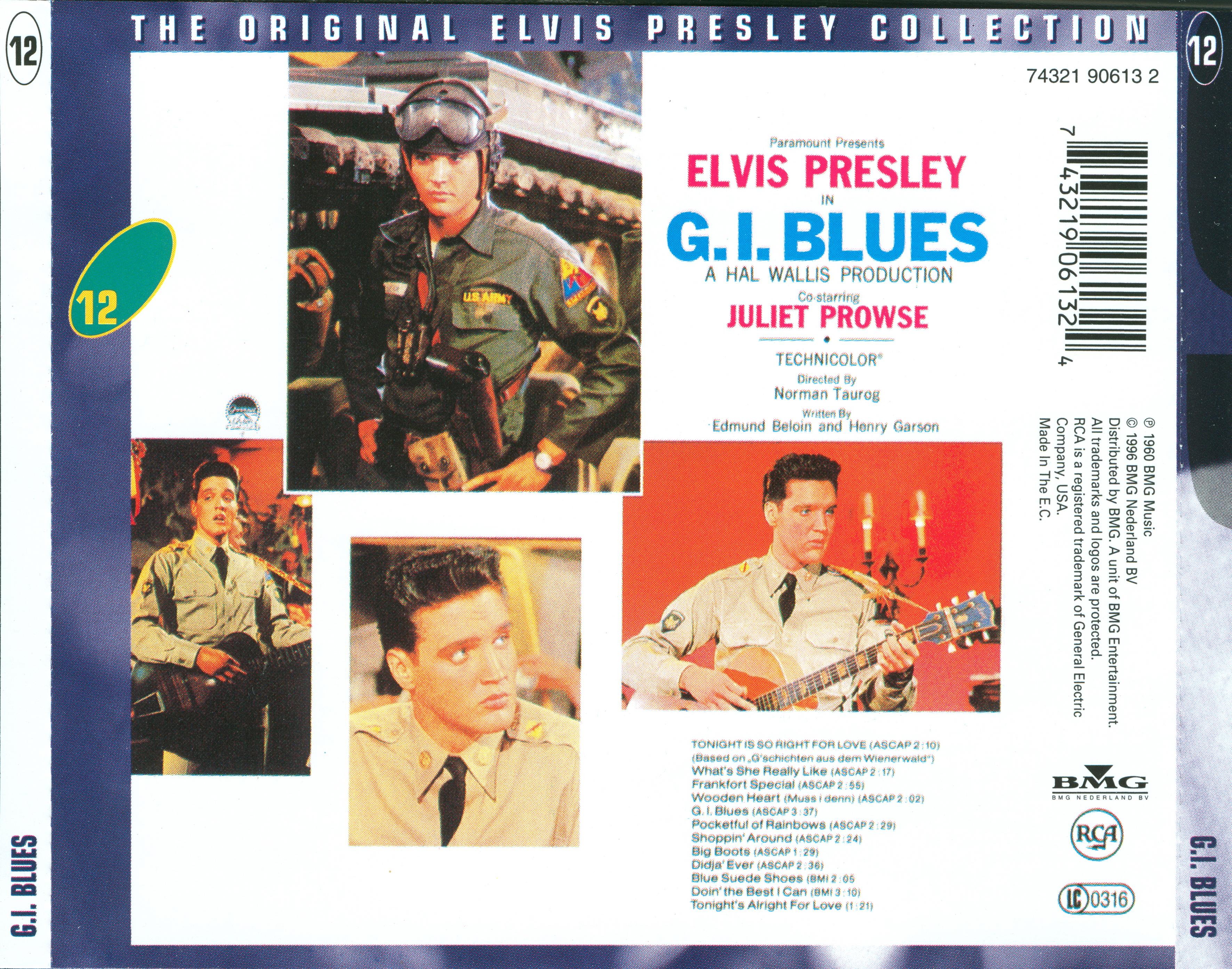 Elvis Presley  The Original Elvis Presley Collection 12; G.I. Blues : Back